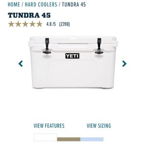 Yeti Tundra 45 White NEW IN BOX